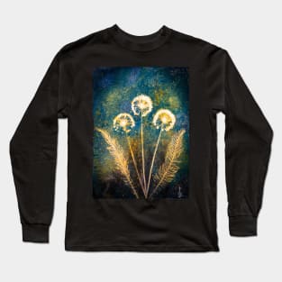 Botanical cyanotype 6 Long Sleeve T-Shirt